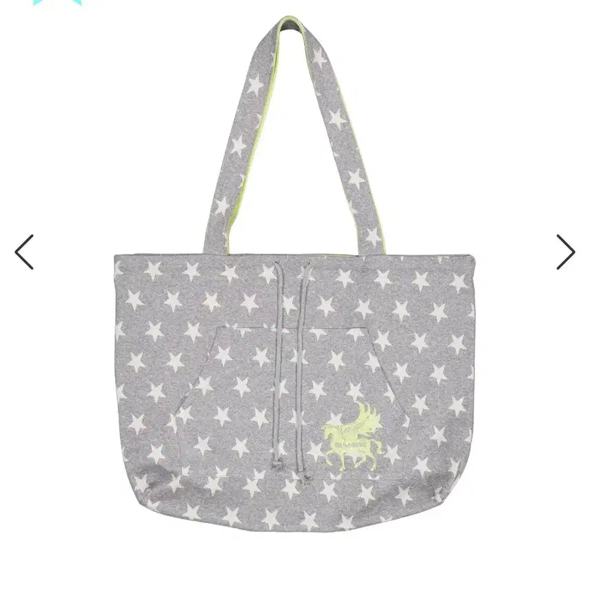 [BUNJANG] SETUPEXE Star Pattern Hoodie Shoulder Bag Melange Grey / [새상품] SETUPEXE 별 패턴 후디 숄더백 멜란지 그레이(정가9.8