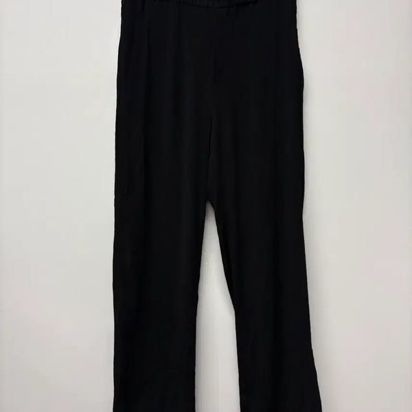 [BUNJANG] Zara Black Pleated Wide Pants / ZARA 플리츠 블랙 와이드 팬츠
