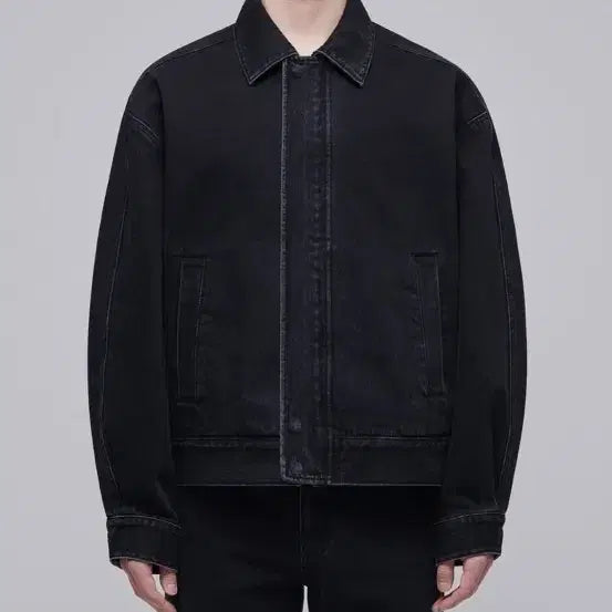 [BUNJANG] Jjanggu Daddy Standard Denim Blouson Jacket L / 짱구대디 무탠다드 블루종 데님 자켓 L