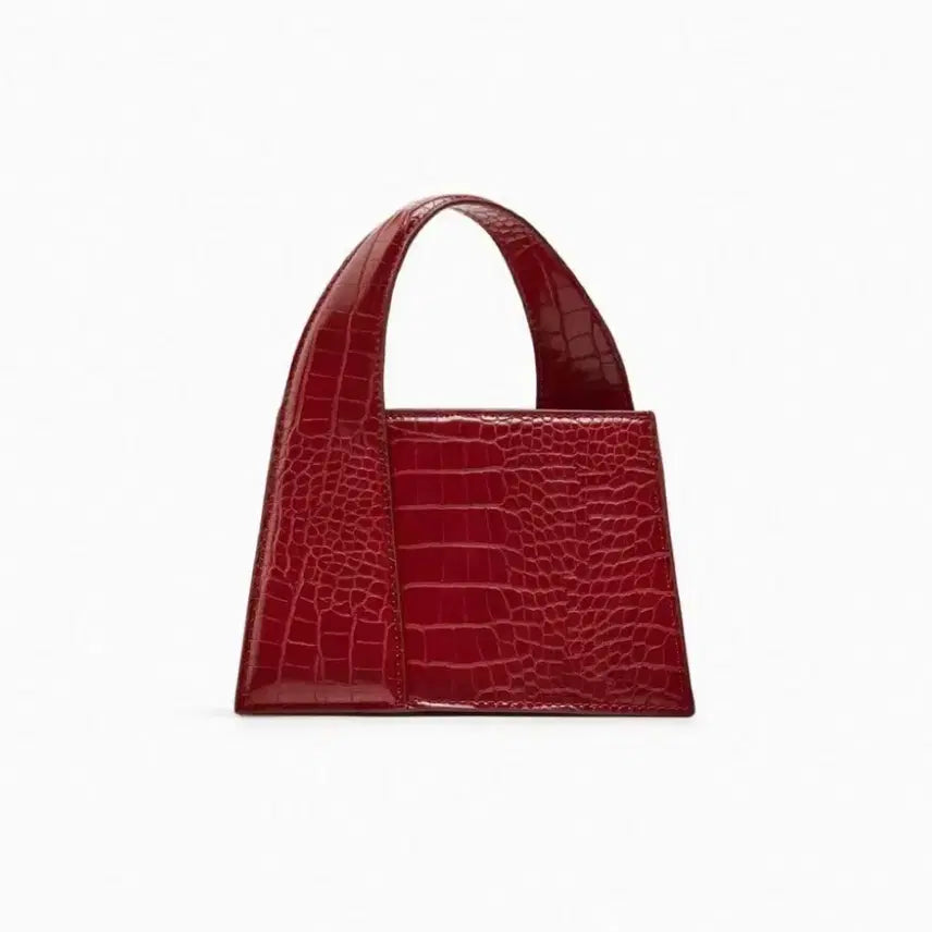 [BUNJANG] ZARA Animal Print City Bag Red / 자라 zara 애니멀 프린트 시티백 레드