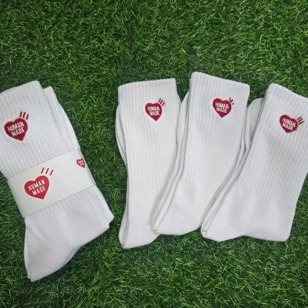 [BUNJANG] Human Made Socks White / 휴먼메이드 양말 화이트