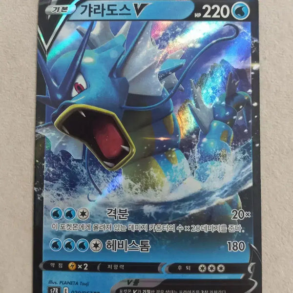 [BUNJANG] Gyarados V RR Pokemon Card / 갸라도스v RR  포켓몬카드