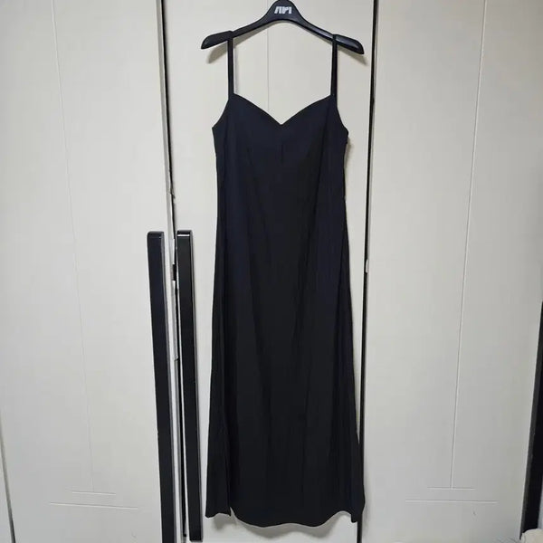 [BUNJANG] Ari Heartneck Sleeveless Bustier Long Dress / 아리 Ari 바스락 민소매 롱 뷔스티에 원피스(정가14.2)