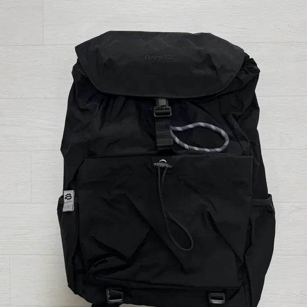[BUNJANG] Bamkel Mellow String Backpack Black / 밤켈 멜로우 스트링 백팩 가방 블랙