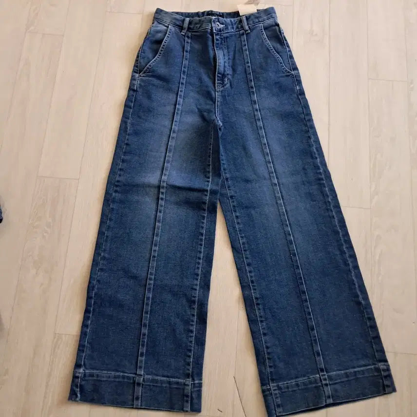 [BUNJANG] Indimark Wide Denim Pants Women's / 인디마크 와이드 데님