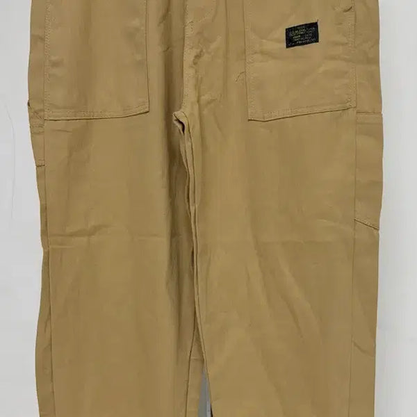 [BUNJANG] Beige Cotton Cargo Pants / 베이지색 면바지 카고 스타일