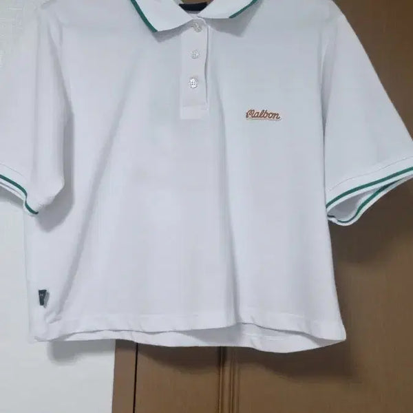 [BUNJANG] Malbon Crop Shirt Large / 말본 크롭셔츠 라지