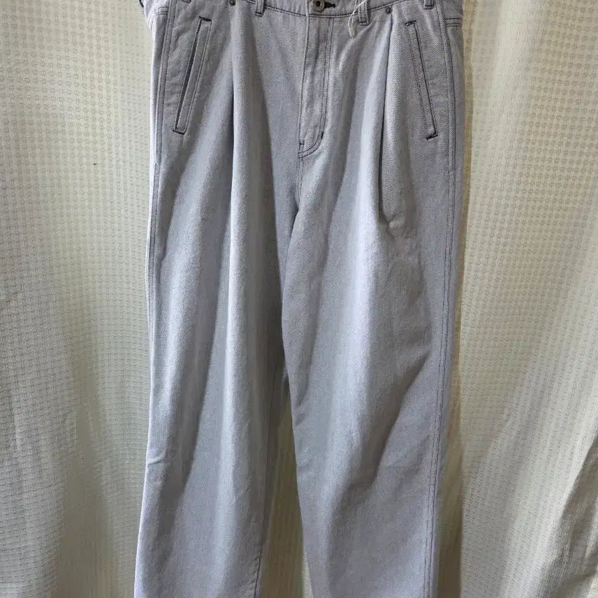 [BUNJANG] NOHANT White Light Wash Wide Denim Pants / NOHANT 화이트연청 와이드 데님 팬츠 36