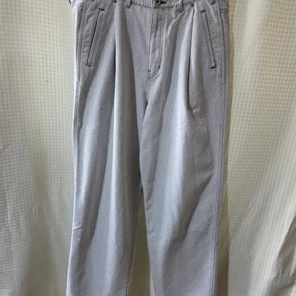 [BUNJANG] NOHANT White Light Wash Wide Denim Pants / NOHANT 화이트연청 와이드 데님 팬츠 36