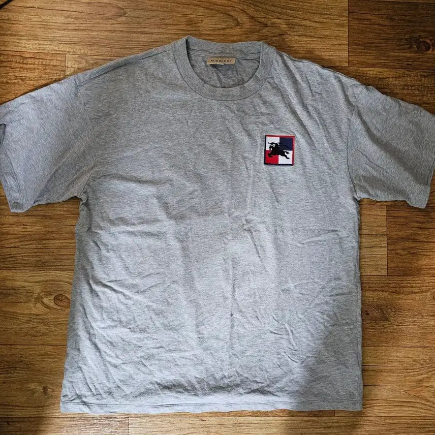 [BUNJANG] Burberry Short Sleeve T-Shirt Grey XXL / 버버리 반팔티셔트 그레이 xxl
