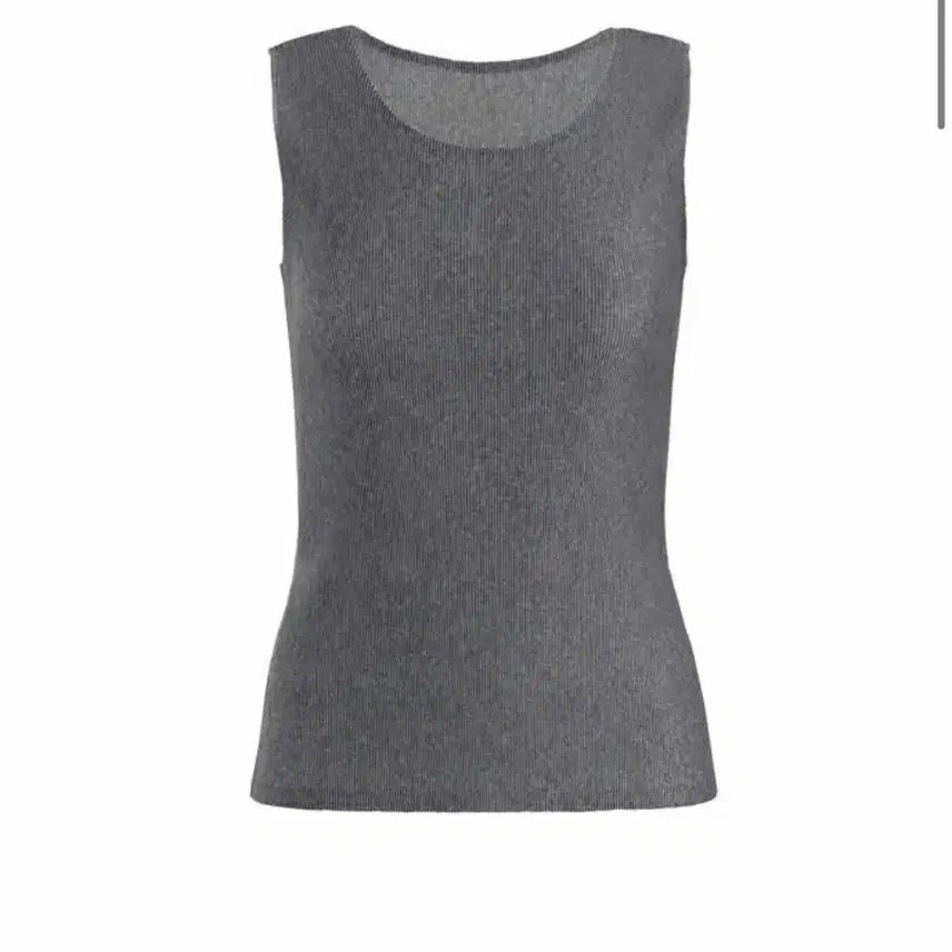 [BUNJANG] Pleats Please Basic Mist Sleeveless Top Grey Size 3 / 플리츠플리즈 베이직 미스트 나시 그레이 3 새상품