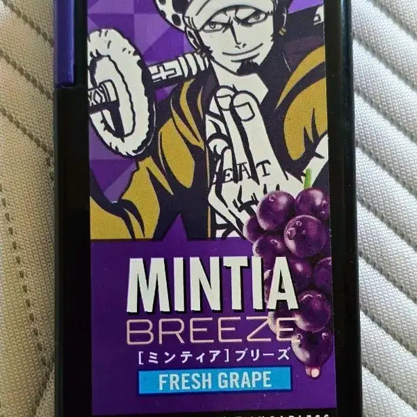 [BUNJANG] One Piece Trafalgar Law Mintia Breeze Fresh Grape Flavor Empty Tin / 민티아 브리즈 프레쉬 포도향 트라팔가 로우