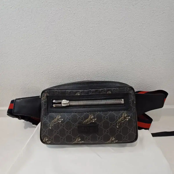 [BUNJANG] Gucci Tiger Hip Sack Messenger Bag / 구찌 타이거 힙색 메신저백