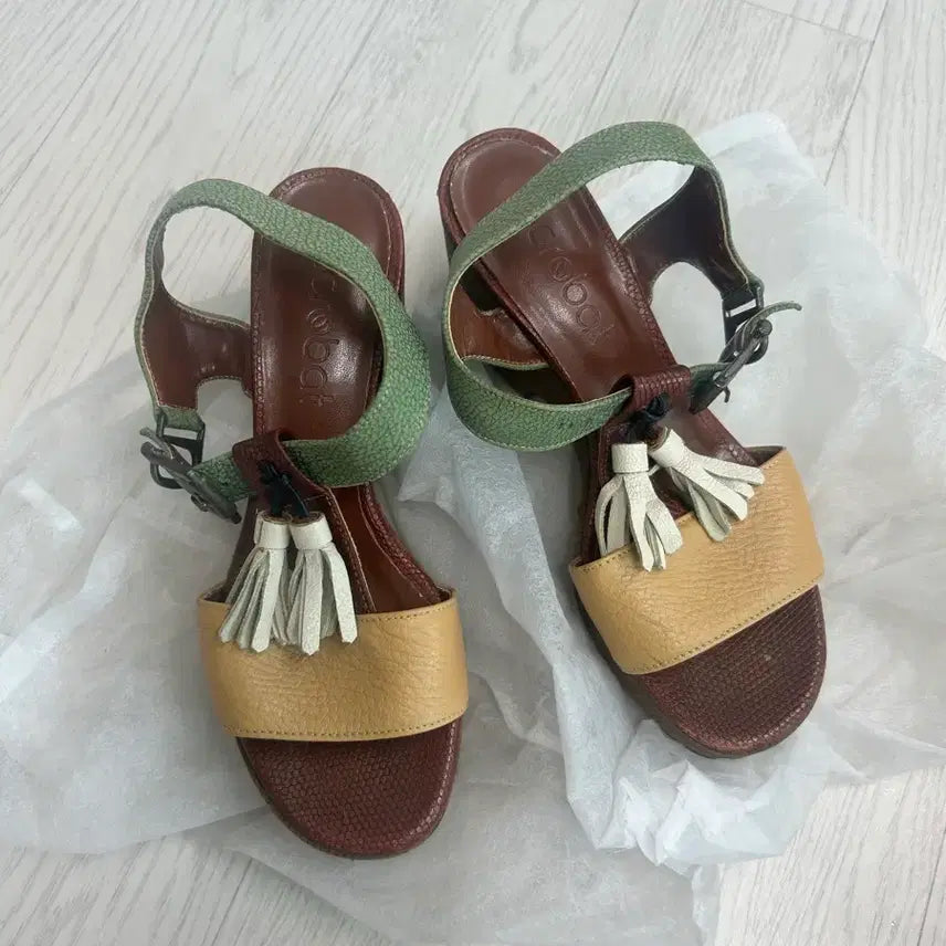 [BUNJANG] Acobat Handmade Wedge Heels (Size 235) / 아크로밧 수제화 웨지힐 235