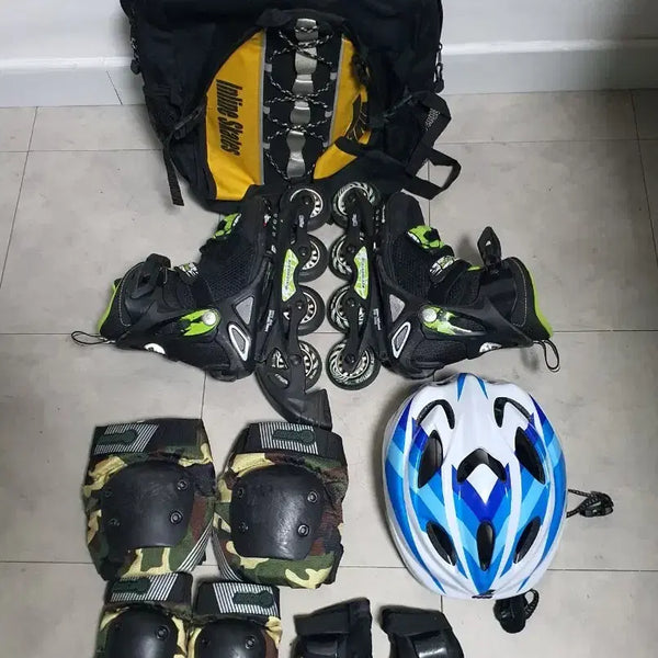 [BUNJANG] Rollerblade Microblade Inline Skates Full Set (230-260mm) / 롤러블레이드 마이크로블레이드  인라인 스케이트 풀세트 230-260mm