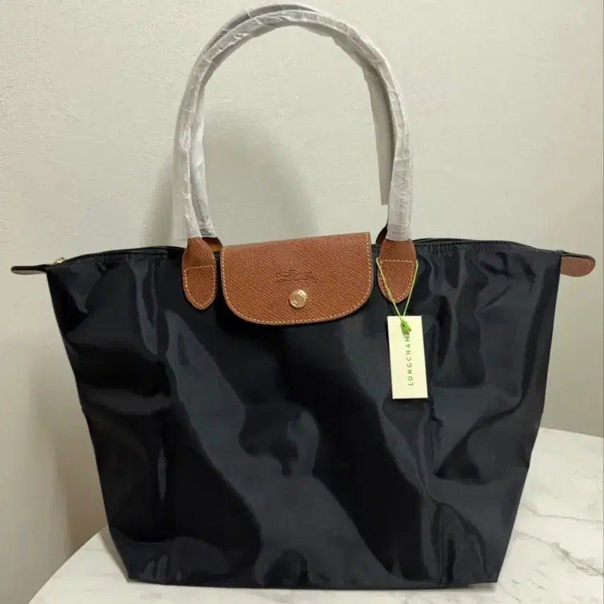 [BUNJANG] Longchamp Le Pliage Large Tote Bag Black / [새상품]롱샴 르 플리아쥬 라지 블랙 토트백