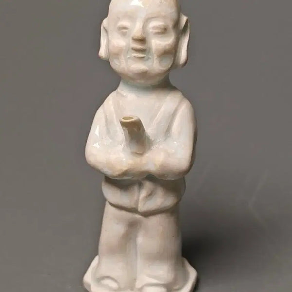 [BUNJANG] Authentic Southern Song Dynasty Zhangle Kiln Celadon Boy Water Dropper / [진품] 출토품 남송 장러요 영청자 동자 연적 중국도자기 골동품 수집품