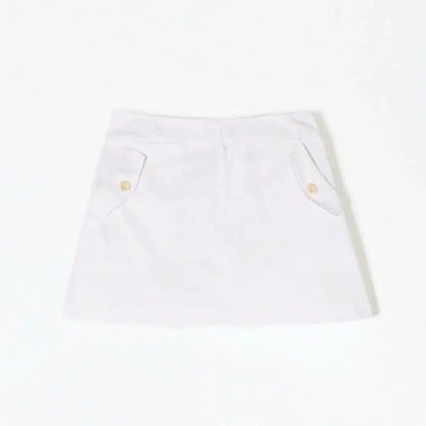 [BUNJANG] LeBene Celi Pocket Mini Skirt (White) / 르베인 Celi Pocket Mini Skirt(White)