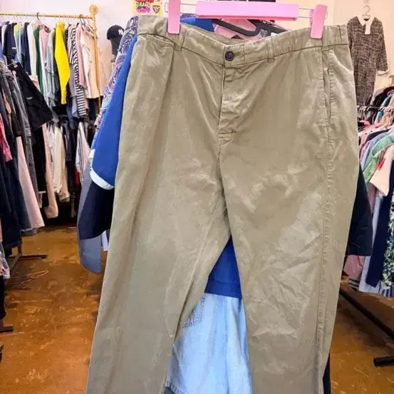 [BUNJANG] Golden Goose Khaki Cotton Pants / 골든구스 카키색 면바지