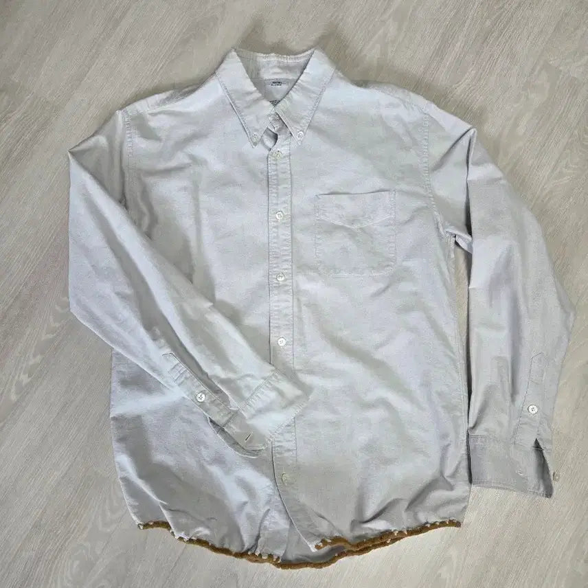 [BUNJANG] Visvim Oxford Shirt with Wool Hem Detail / 비즈빔 visvim 옥스퍼드 셔츠