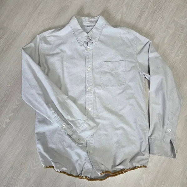 [BUNJANG] Visvim Oxford Shirt with Wool Hem Detail / 비즈빔 visvim 옥스퍼드 셔츠