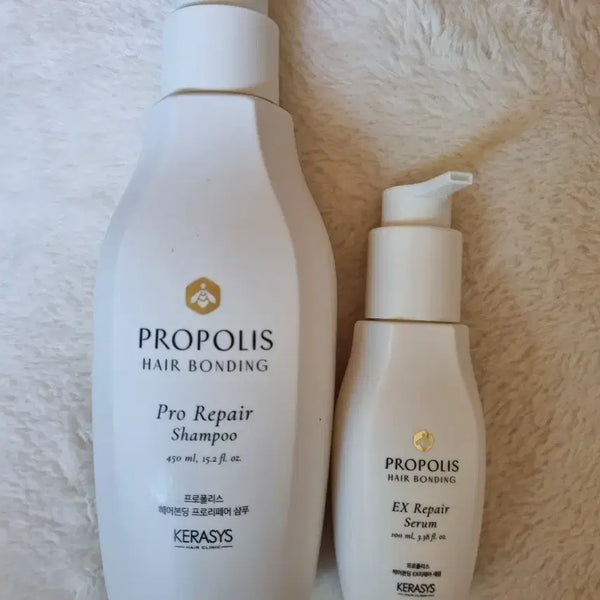 [BUNJANG] Kerasys Propolis Hair Bonding Repair Shampoo & EX Repair Serum Set / 케라시스 프로폴리스헤어본딩 리페어 샴푸/ 헤어본딩EX리페어세럼