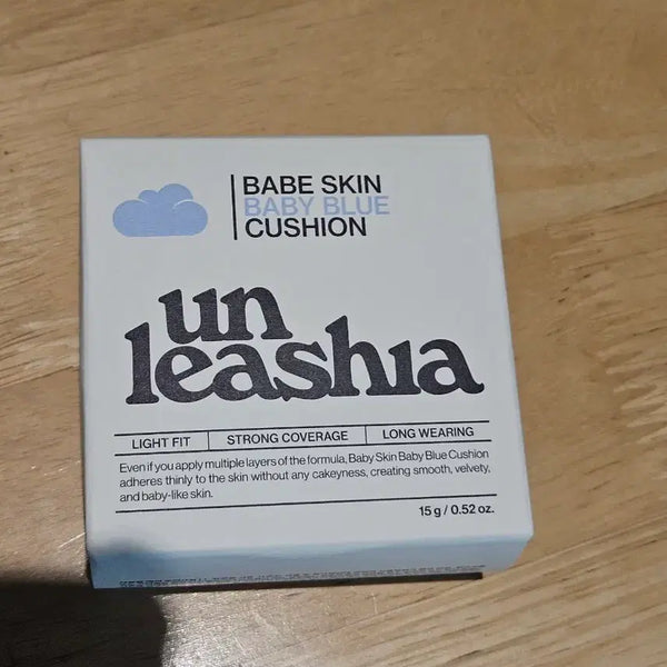 [BUNJANG] Unleashia Baby Skin Blue Cushion SPF 50+ PA++++ (17C) / 새상품) 언리시아 베이비 스킨 블루 쿠션 17C
