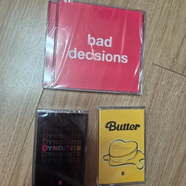[BUNJANG] BTS Billboard Commemorative 'Bad Decisions' CD, 'Dynamite' & 'Butter' Cassette Tapes / BTS 빌보드기념 굿즈