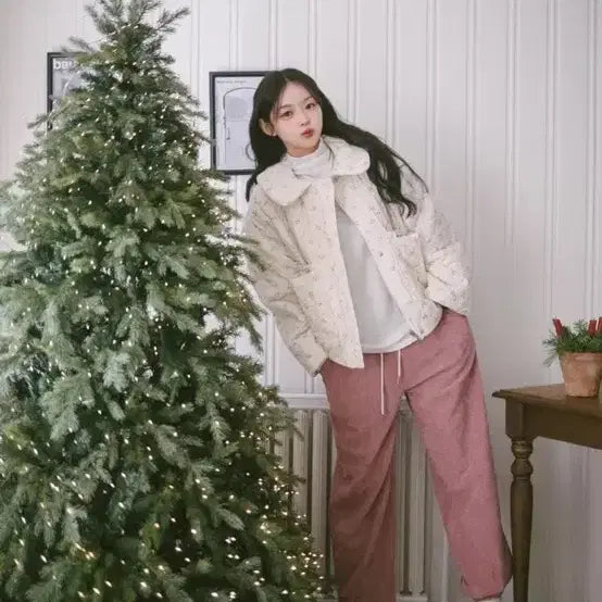 [BUNJANG] MilkCocoa Jogger Shirring Pants Pink / 밀크코코아 조거 셔링 팬츠 핑크