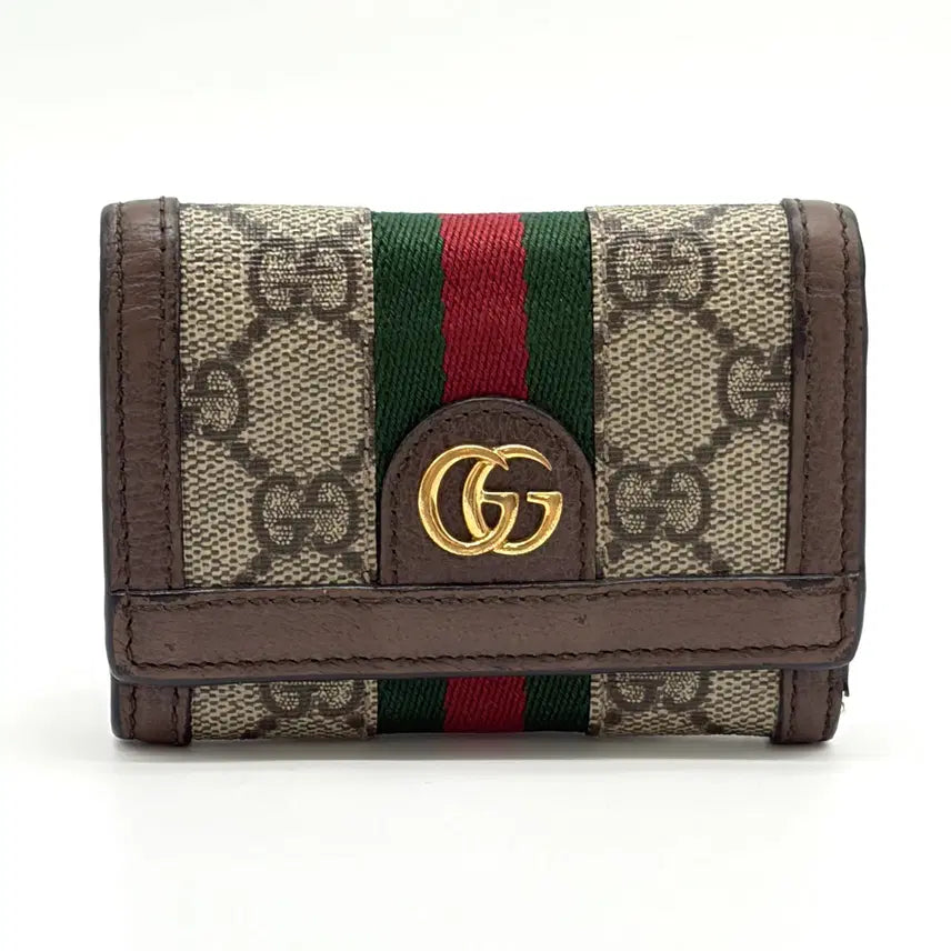 [BUNJANG] Gucci Ophidia GG Supreme Card Holder / 구찌 오피디아 GG 수프림 카드지갑 (644334)