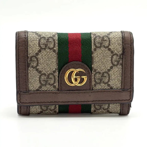[BUNJANG] Gucci Ophidia GG Supreme Card Holder / 구찌 오피디아 GG 수프림 카드지갑 (644334)