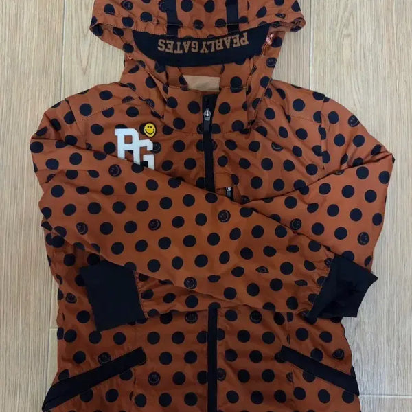 [BUNJANG] Pearly Gates Polka Dot Hoodie Zip-Up / 파리게이츠 땡땡이 후드 집업