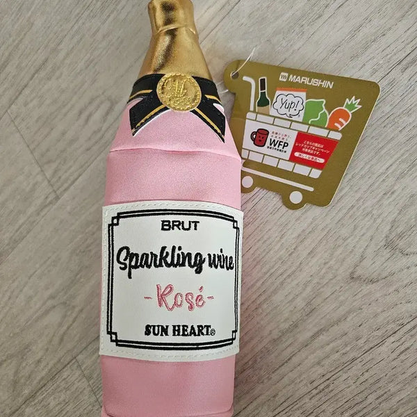 [BUNJANG] Pink Gold Wine Bottle Pencil Case - Authentic Japanese Product / 핑크 골드 와인병 파우치 필통 일본 정품 새제품