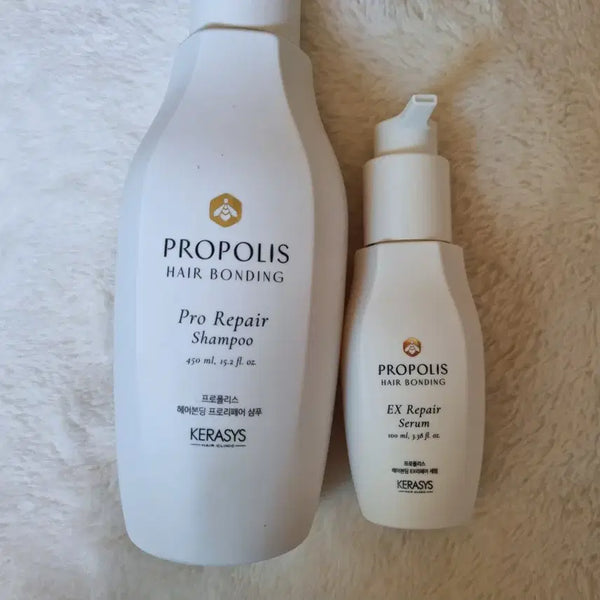 [BUNJANG] Kerasys Propolis Pro-Repair Shampoo & Hair Bonding Repair Serum Set / 케라시스 프로폴리스 프로리페어샴푸/헤어본딩리페어세럼