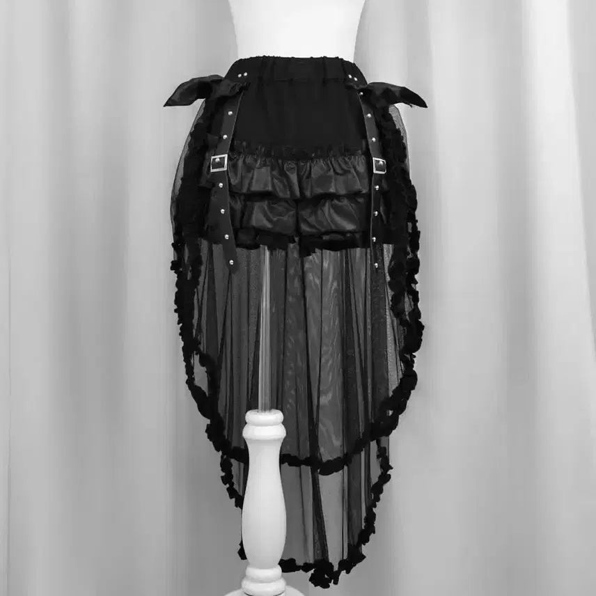 [BUNJANG] Dimmoire Devil Frill Skirt / 딤모아르 dimmoire 데빌프릴스커트 급처 빈티지고스룩펑크고스로리