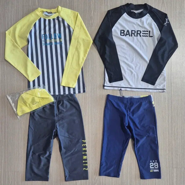 [BUNJANG] Boys' Rash Guard Set (Size 140) / 남아 래쉬가드 일괄