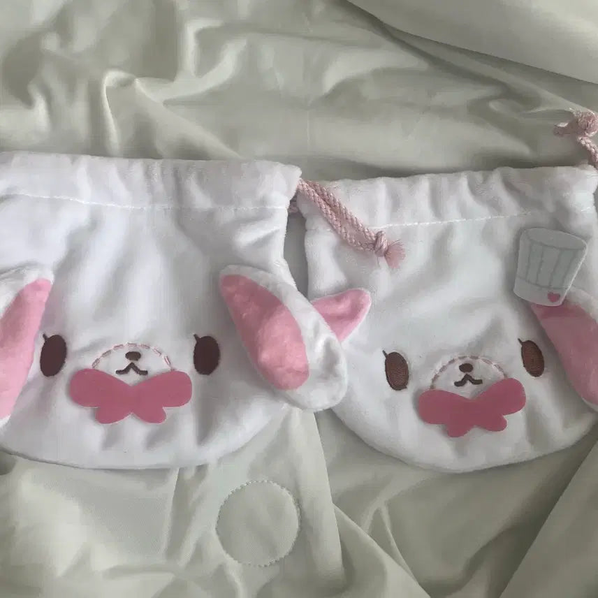 [BUNJANG] Sugarbunnies Shirousa Pouch Set (1st & 2nd Edition) / 슈가바니즈 시로우사 파우치 1탄 2탄 세트