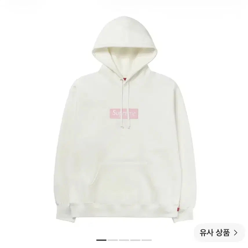 [BUNJANG] Supreme Box Logo Hoodie Sweatshirt White / 슈프림 박스로고 후드 스웨트셔츠 화이트 - 25FW L 사이즈