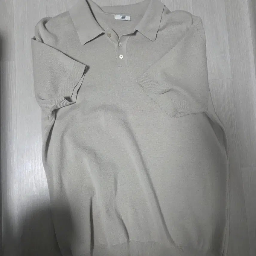 [BUNJANG] Homme Cotton PK Half Knit Oatmeal Size 48 / 옴므 코튼 PK 하프 니트 오트밀 48사이즈