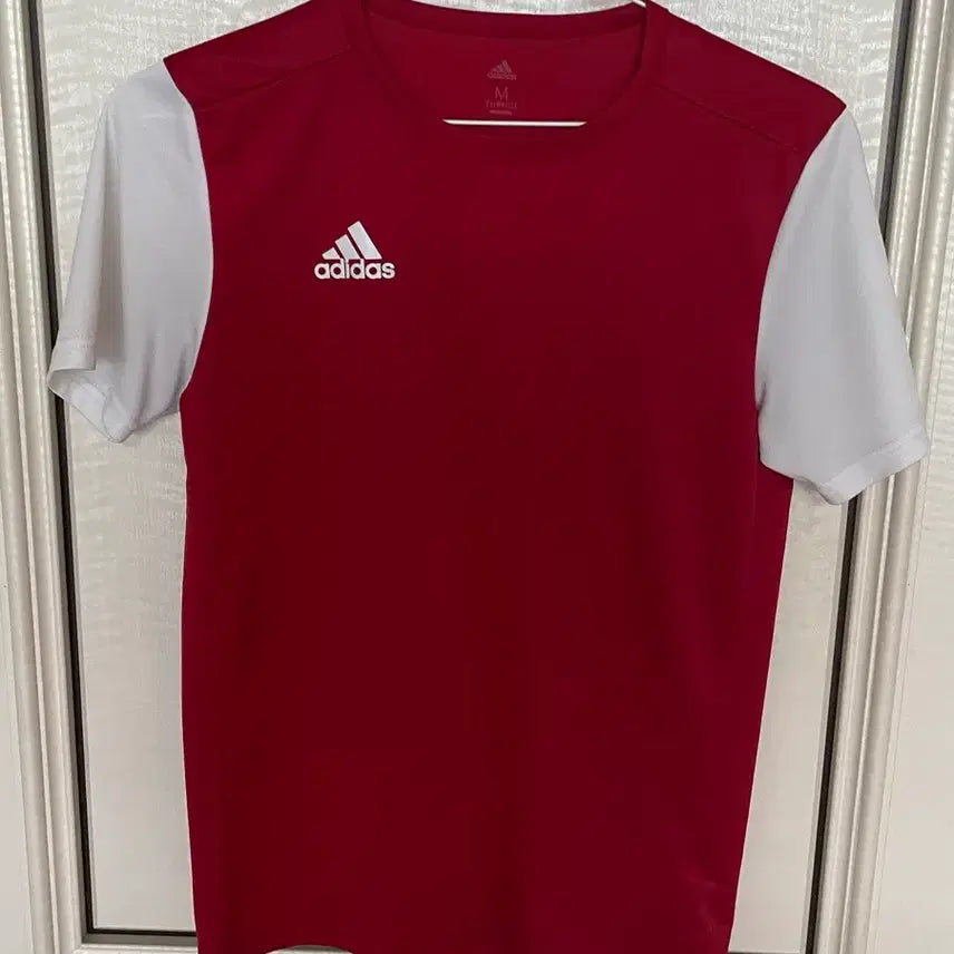 [BUNJANG] Adidas Color Block Short Sleeve T-Shirt / 아디다스 반팔티