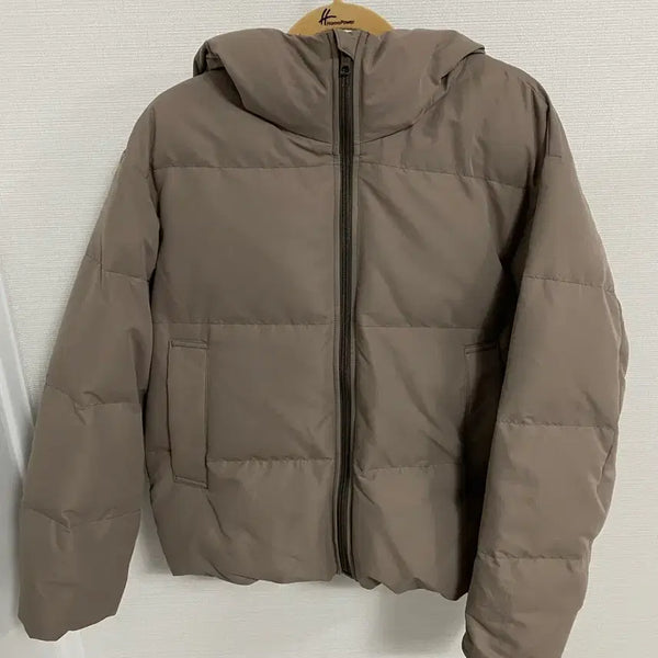 [BUNJANG] Muji Down Padding Jacket - M - Mocha Brown / 무인양품 덕다운 패딩자켓 M 모카브라운