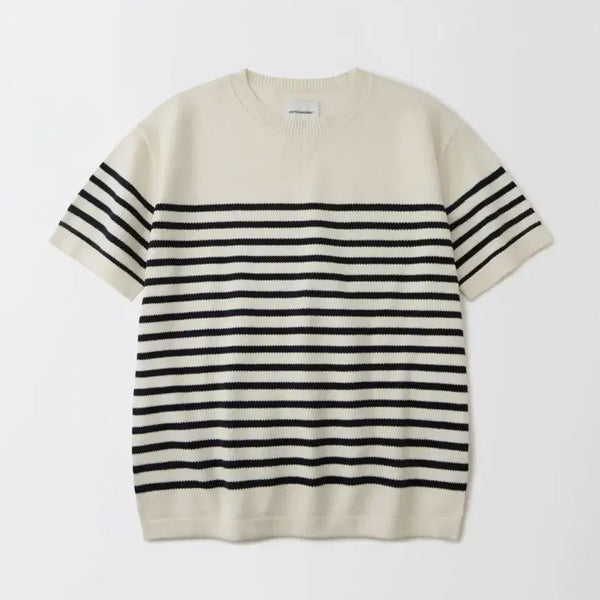 [BUNJANG] Outstanding Crewneck Stripe Knit - Size L / 아웃스탠딩 크루넥 스트라이프 니트 L사이즈