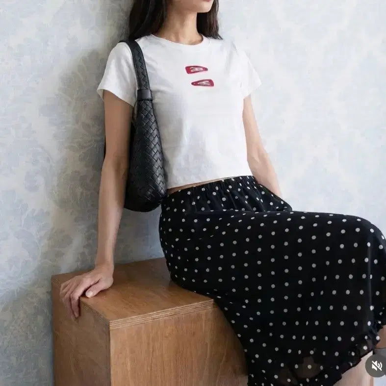 [BUNJANG] Candy Pin Crop T-Shirt / [국내자체제작] 캔디핀크롭티