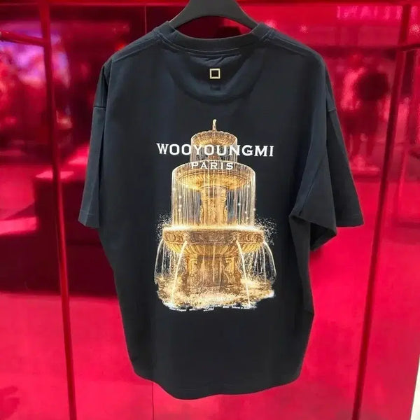 [BUNJANG] Wooyoungmi 26FW Graphic T-shirt / 우영미 26fw 반팔 신상 (백화점 새상품)