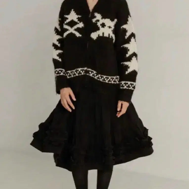 [BUNJANG] Please Project Frill Kang Kang Skirt Black / 플리즈프로젝트 프릴 캉캉스커트 블랙