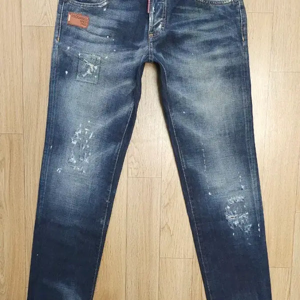 [BUNJANG] Dsquared2 Square Patch Slim Jeans / 정품 디스퀘어드 스퀘어패치 슬림진 청바지 46