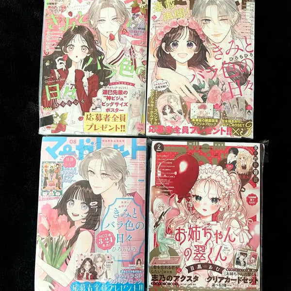 [BUNJANG] Margaret "Everyday in Rose Color With You" Magazine Set (3 issues) + "My Dear Midori-kun" Special Edition Magazine (1 issue) / 너와 장밋빛 매일 마가렛 잡지 언니의 미도리군 별책마가렛