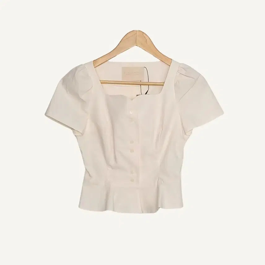 [BUNJANG] Flowoom Summer Lodge Blouse Cream / FLOWOOM 플로움 서머 로지 블라우스 크림 XS_A353