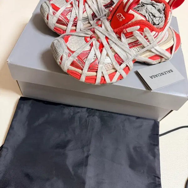 [BUNJANG] Balenciaga 3XL Sneakers Red/White Size 36 / 마지막가격)정품 발렌시아가 3xl 36