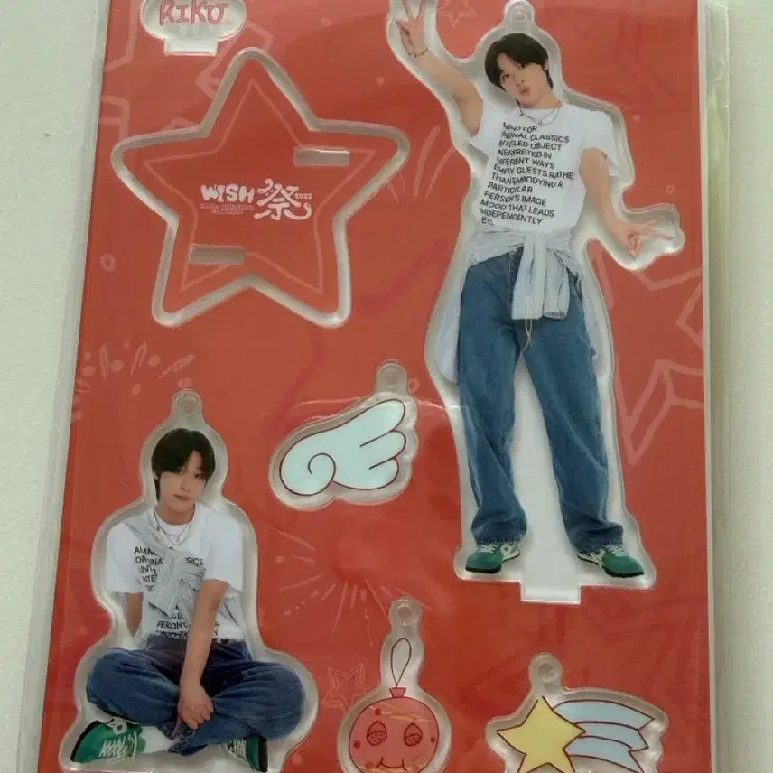[BUNJANG] NCT-WISH Japan Fanmeet Natsumatsuri MD Acrylic Stand Keyring Riiku (Sealed) / [미개봉] 엔시티위시 일본 팬미 나츠마츠리 엠디 아크릴 스탠드 키링 리쿠